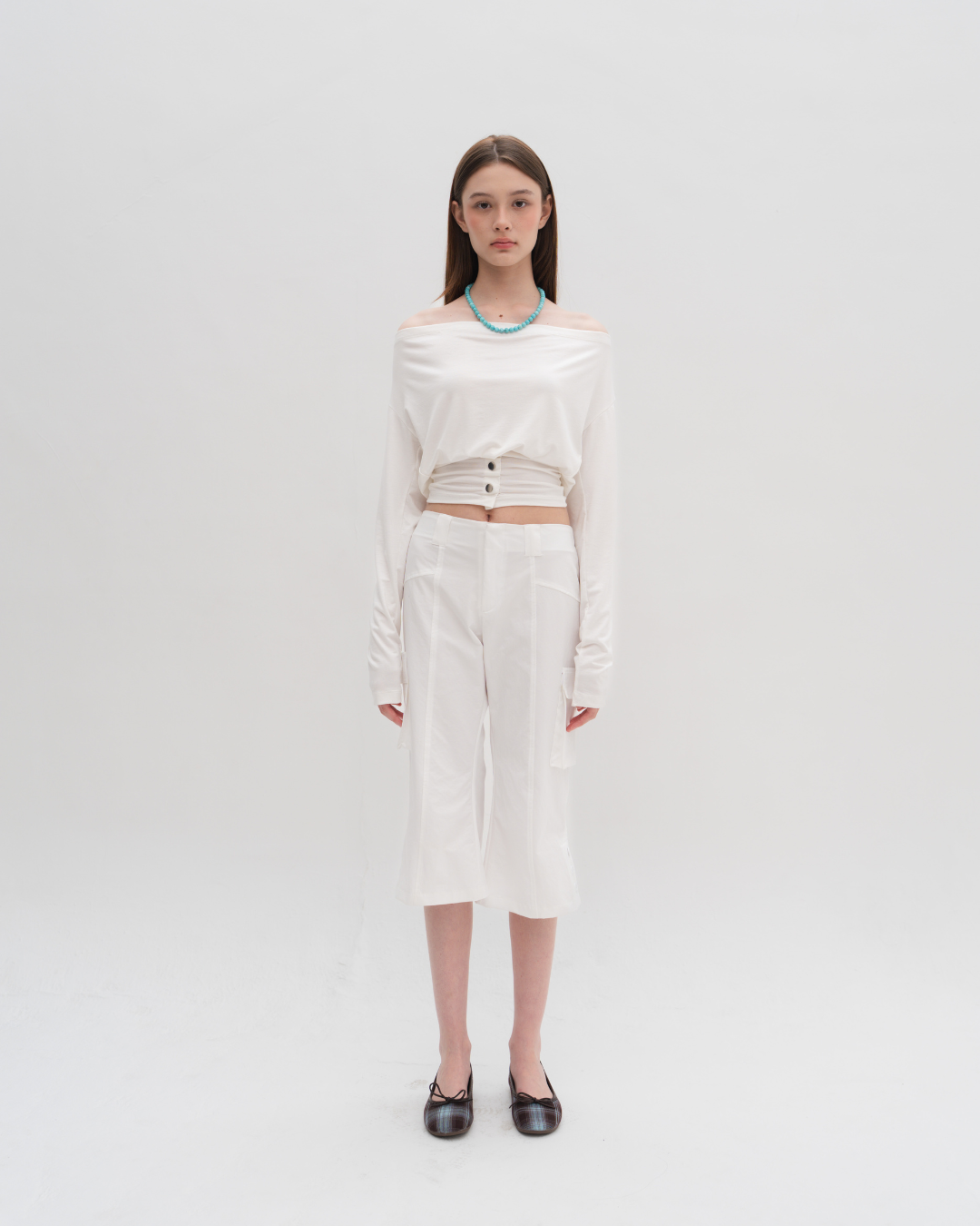 Sorelle Longsleeve Top - White