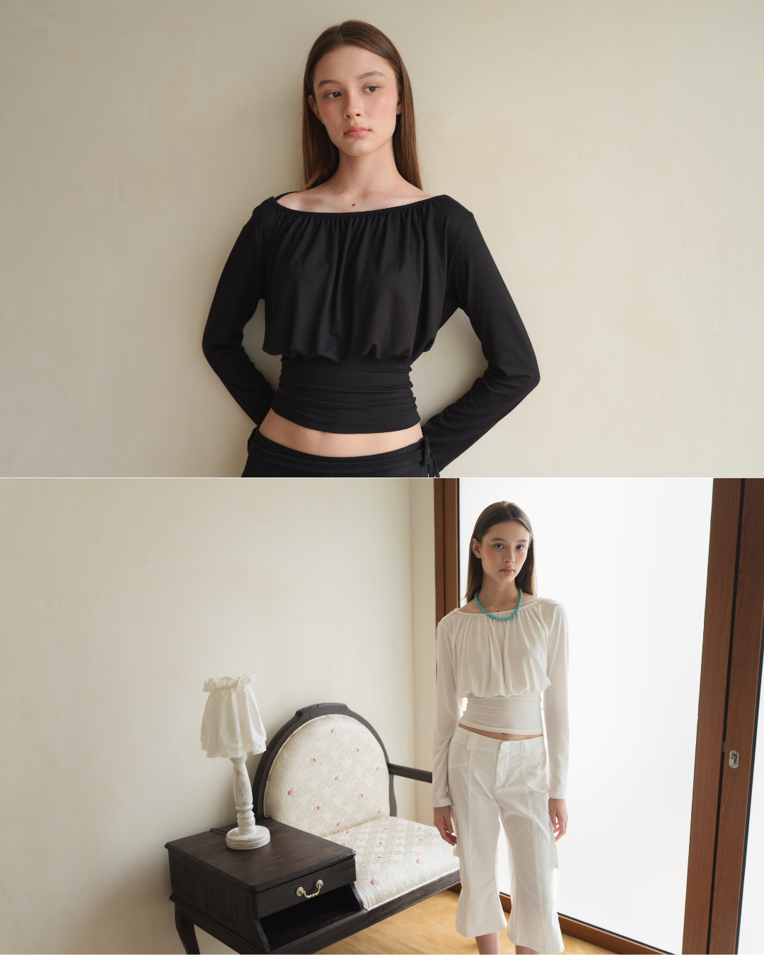 Sorelle Longsleeve Top - Black