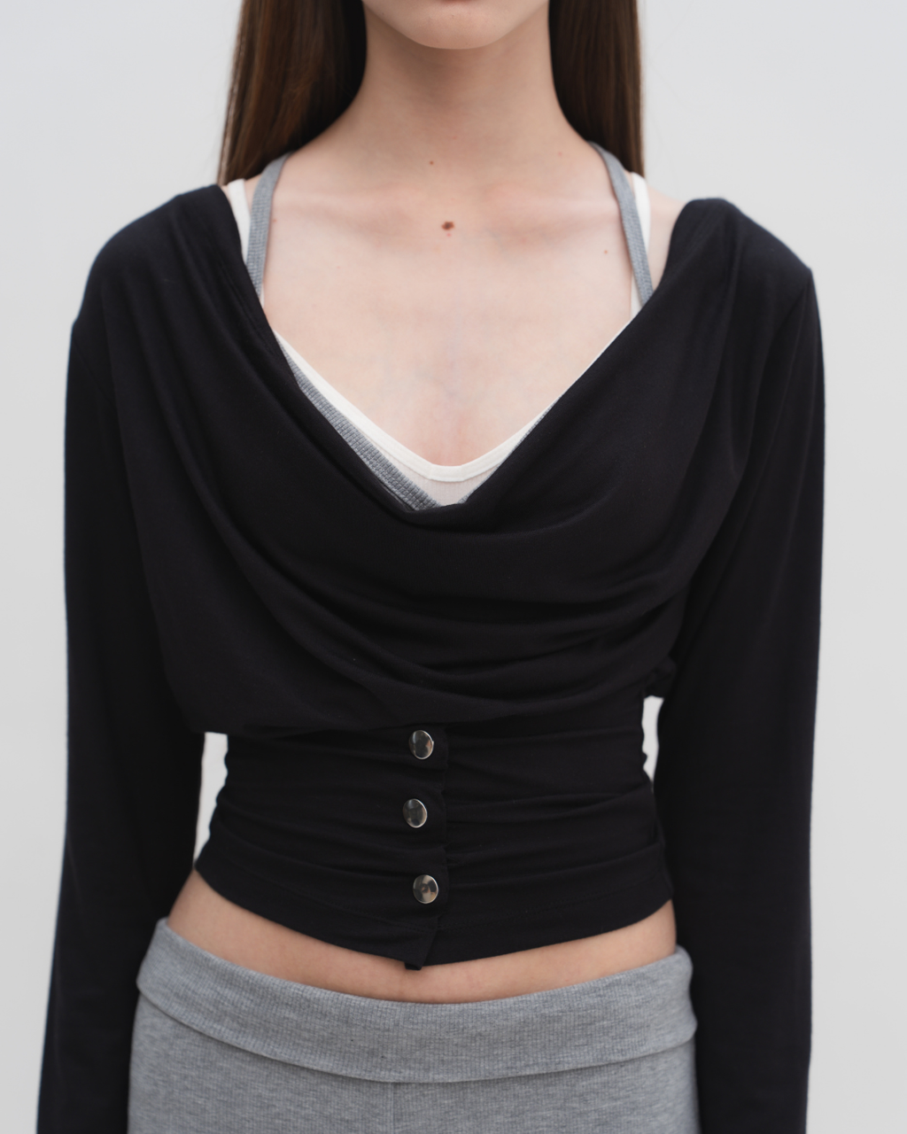 Sorelle Longsleeve Top - Black