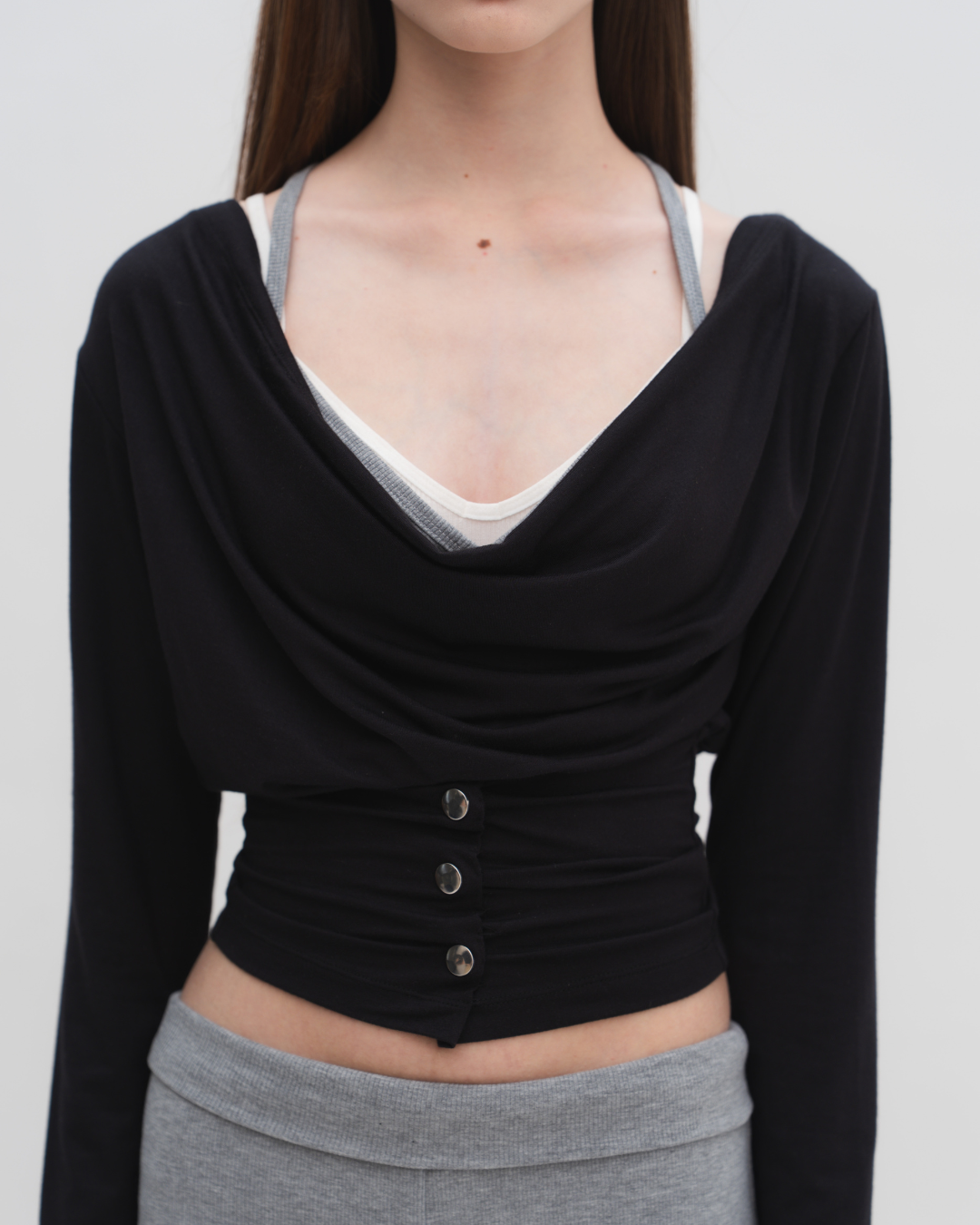 Sorelle Longsleeve Top - Black