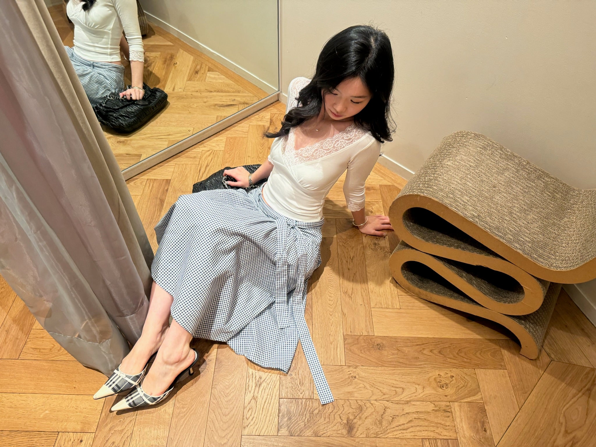 Jolene Midi Skirt Edition 2 (Gingham)