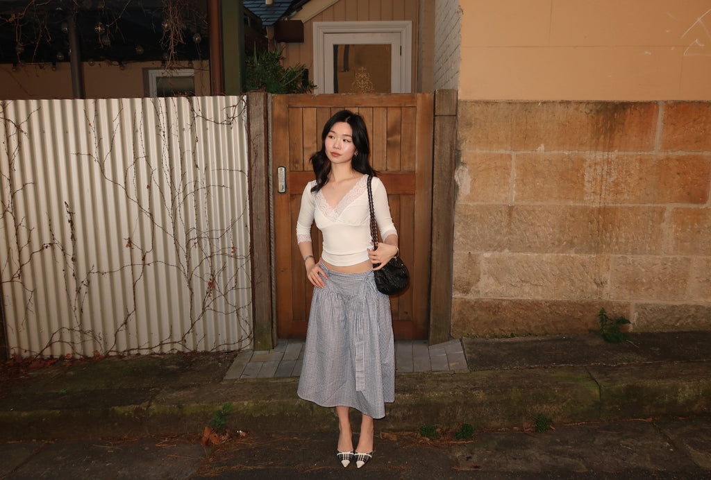 Clarin 3/4 Sleeve Lace Top