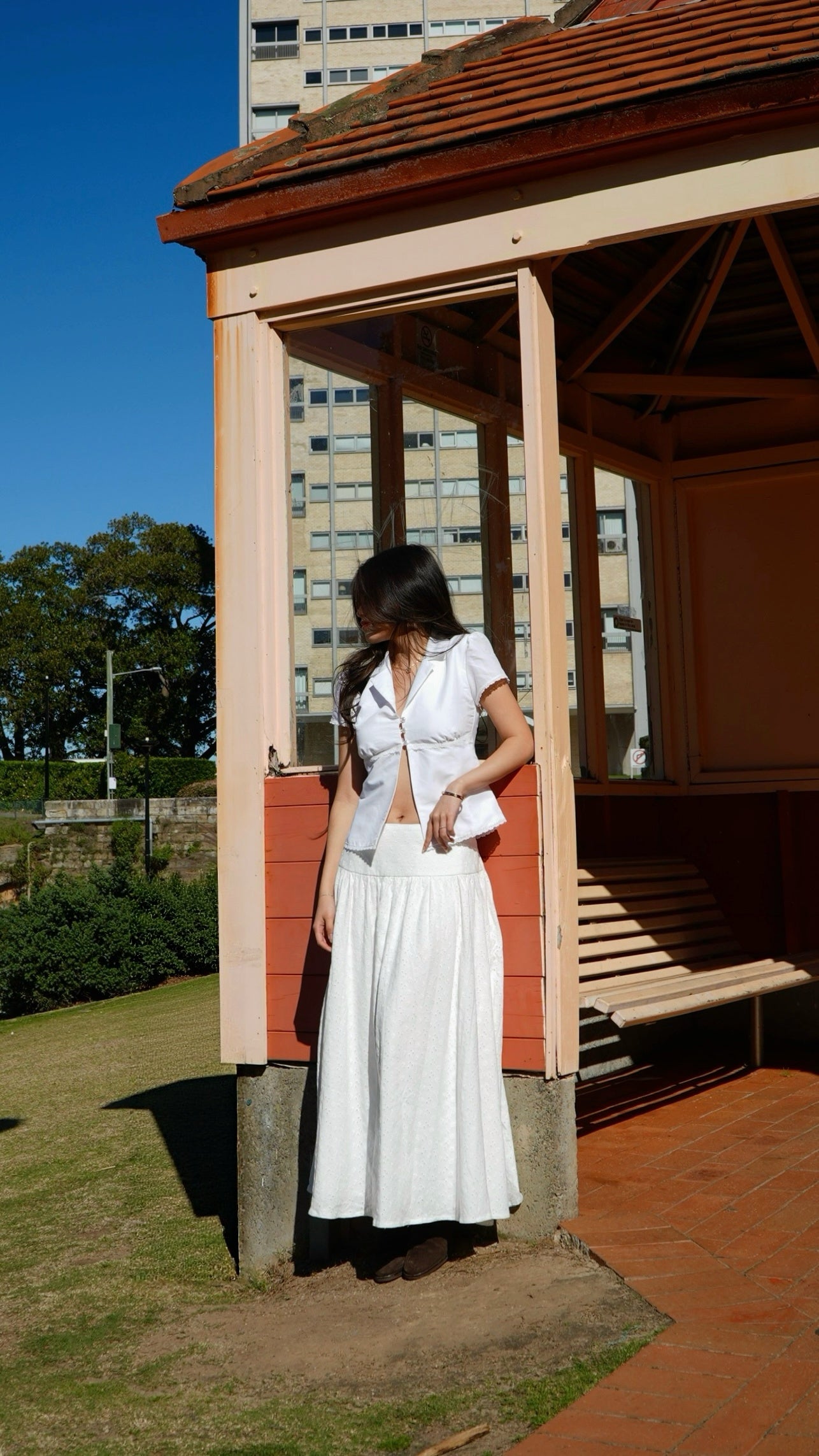 Naima Top - White