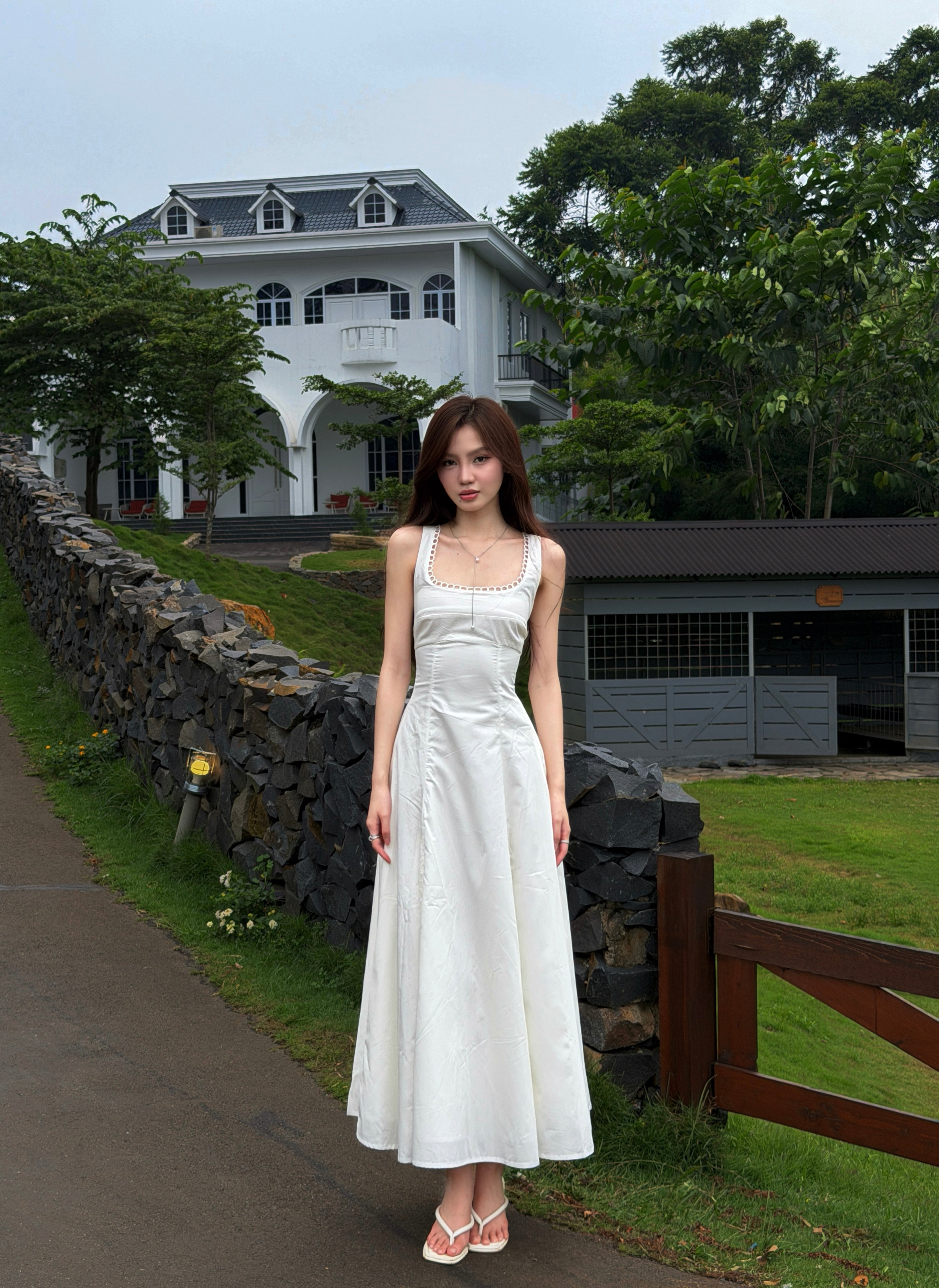 Delara Maxi Dress - White