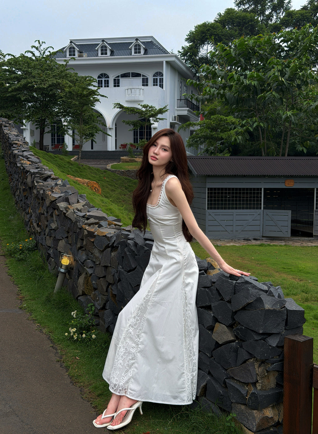 Delara Maxi Dress - White