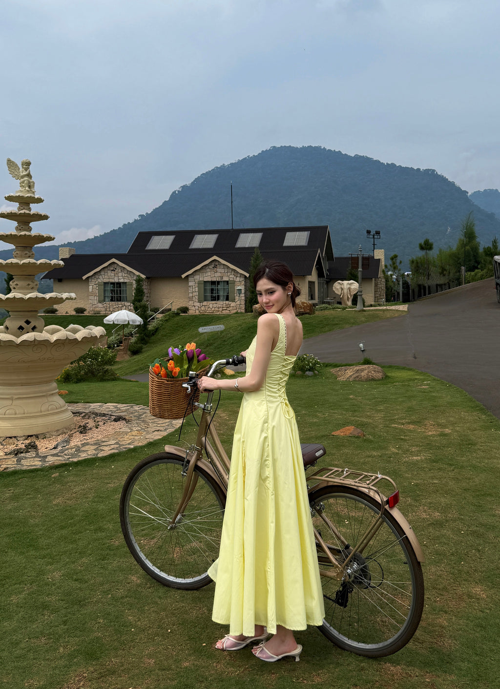 Delara Maxi Dress - Yellow