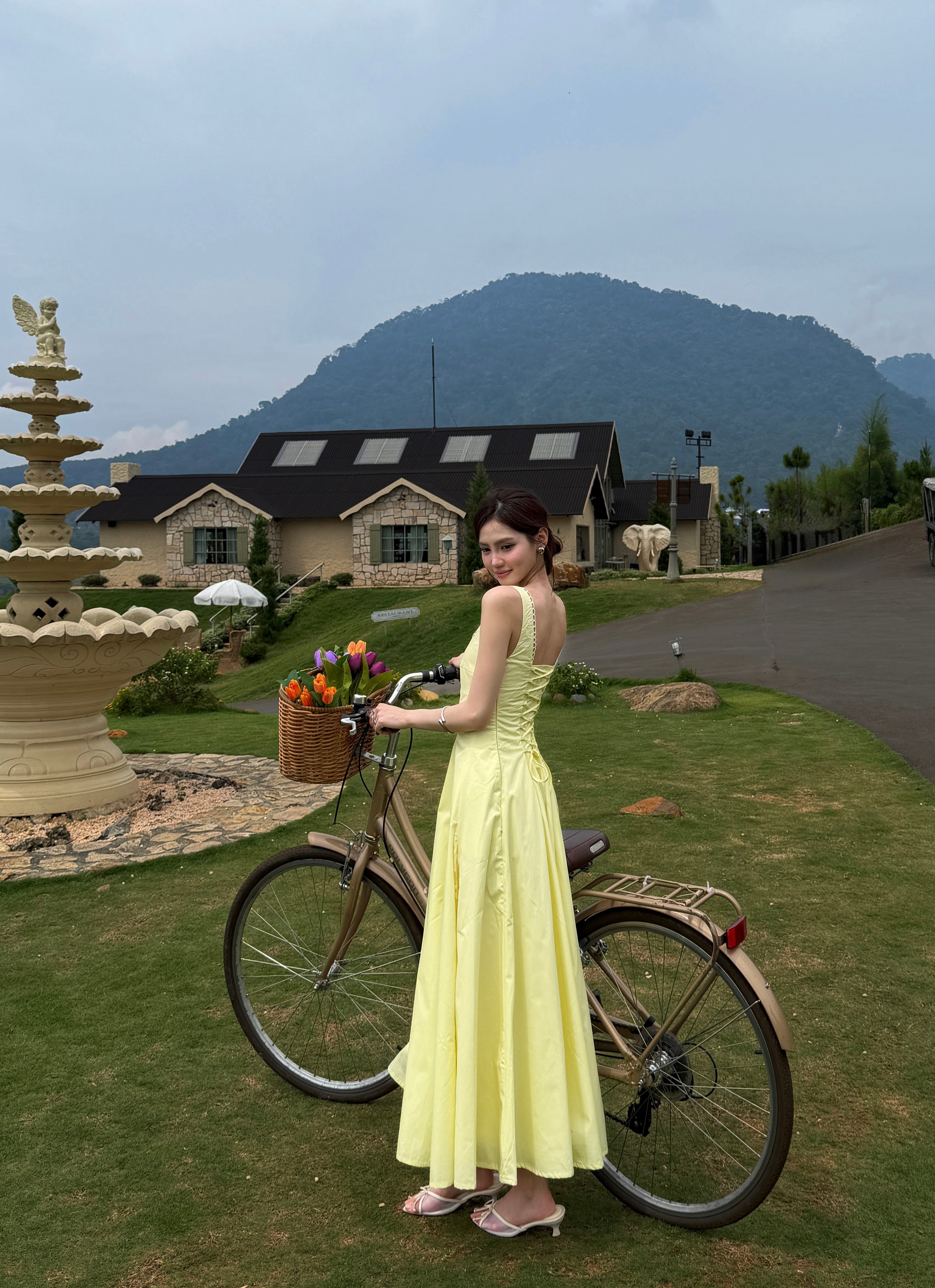 Delara Maxi Dress - Yellow