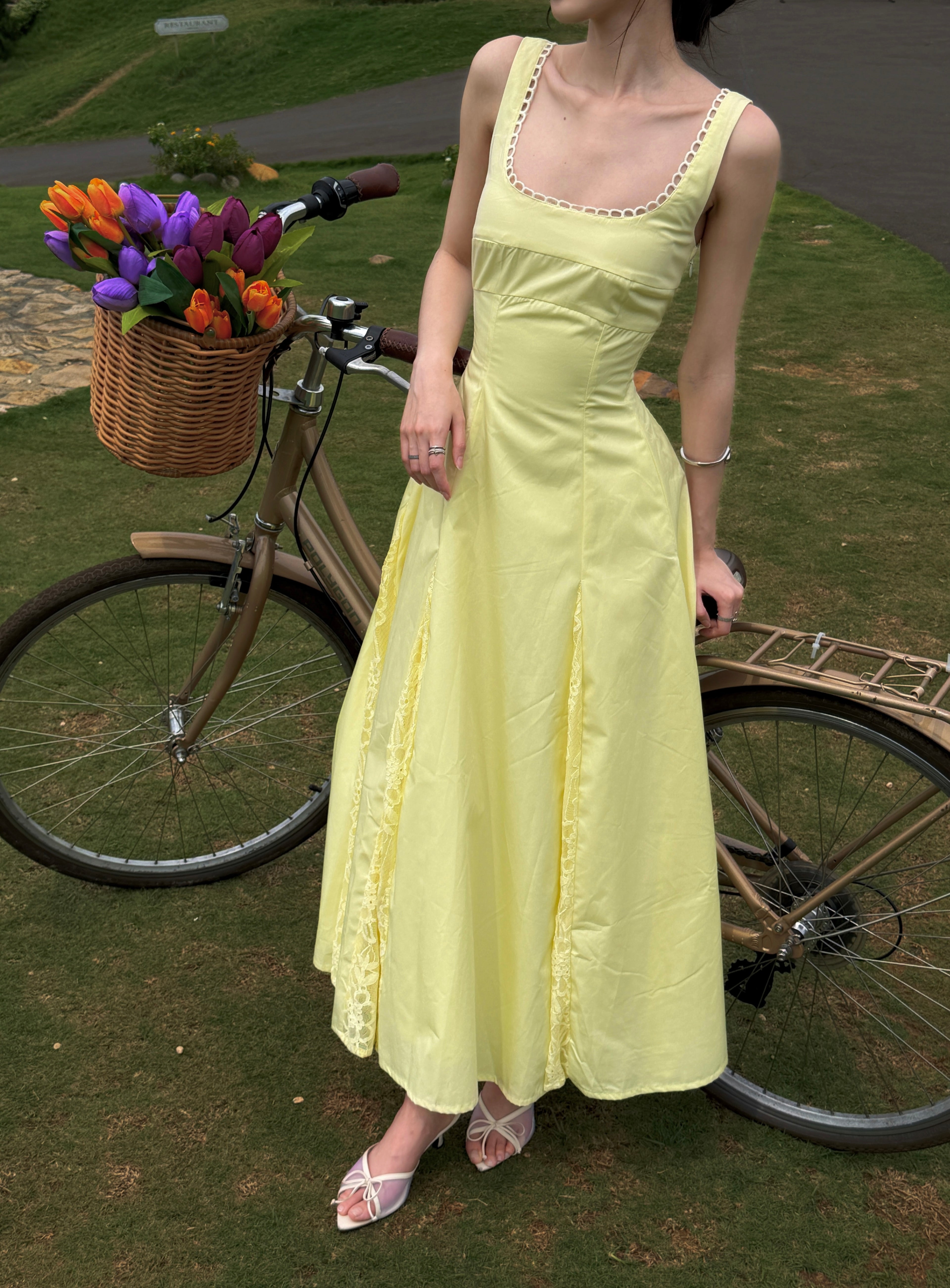 Delara Maxi Dress - Yellow