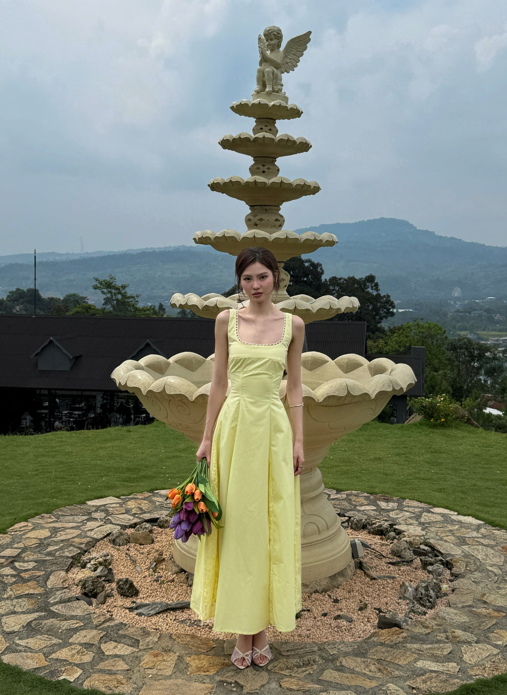 Delara Maxi Dress - Yellow