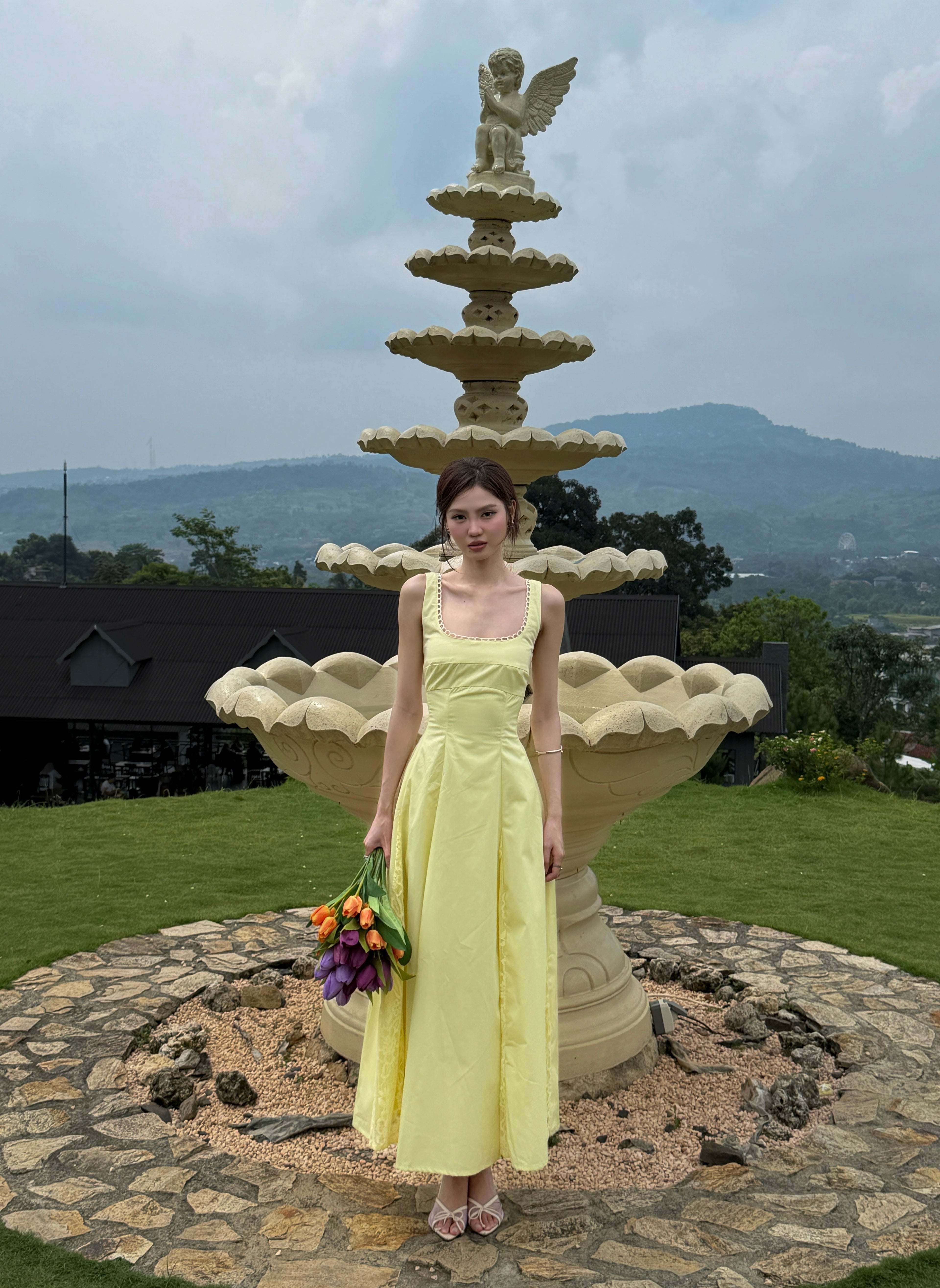 Delara Maxi Dress - Yellow