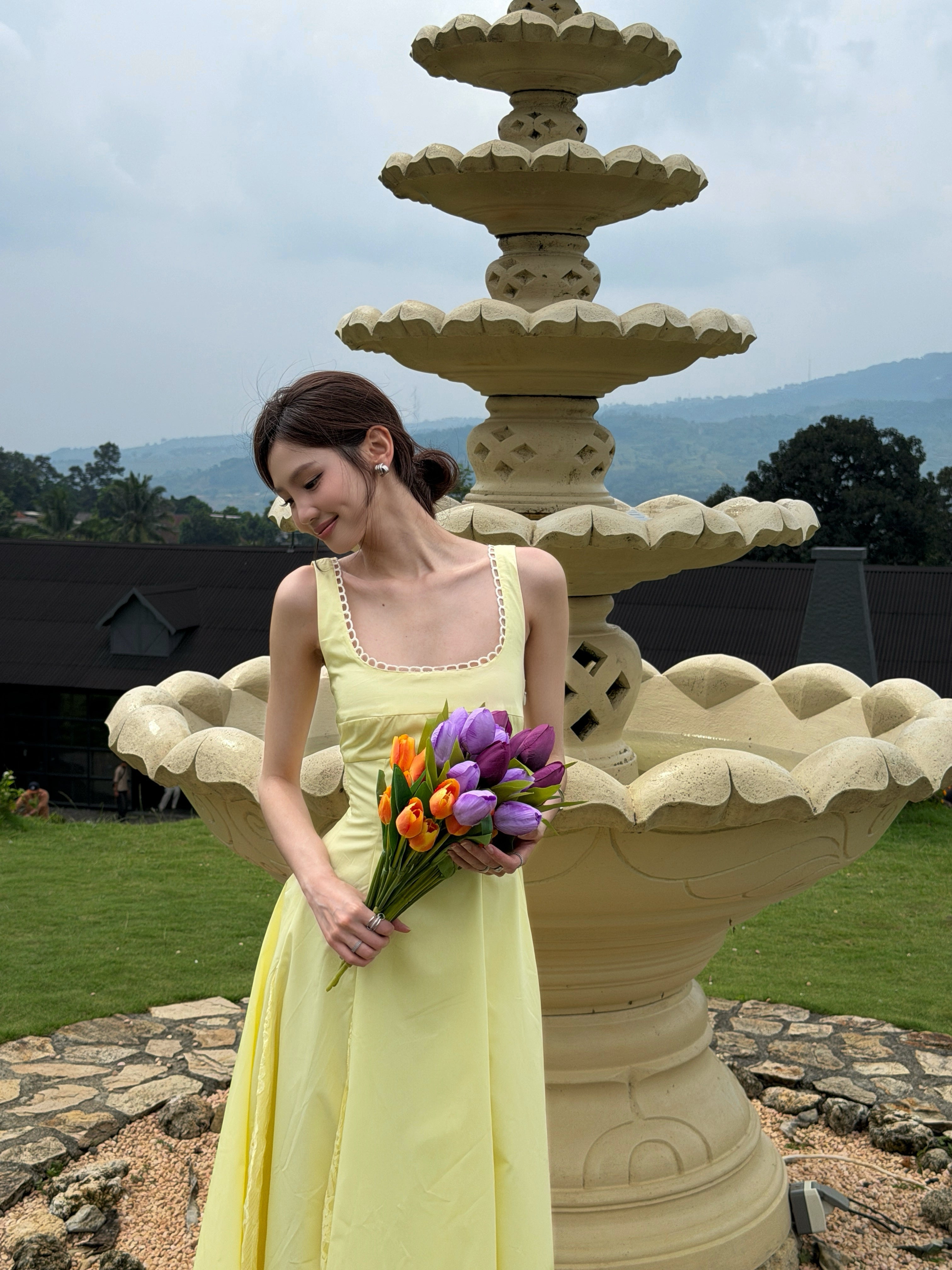 Delara Maxi Dress - Yellow