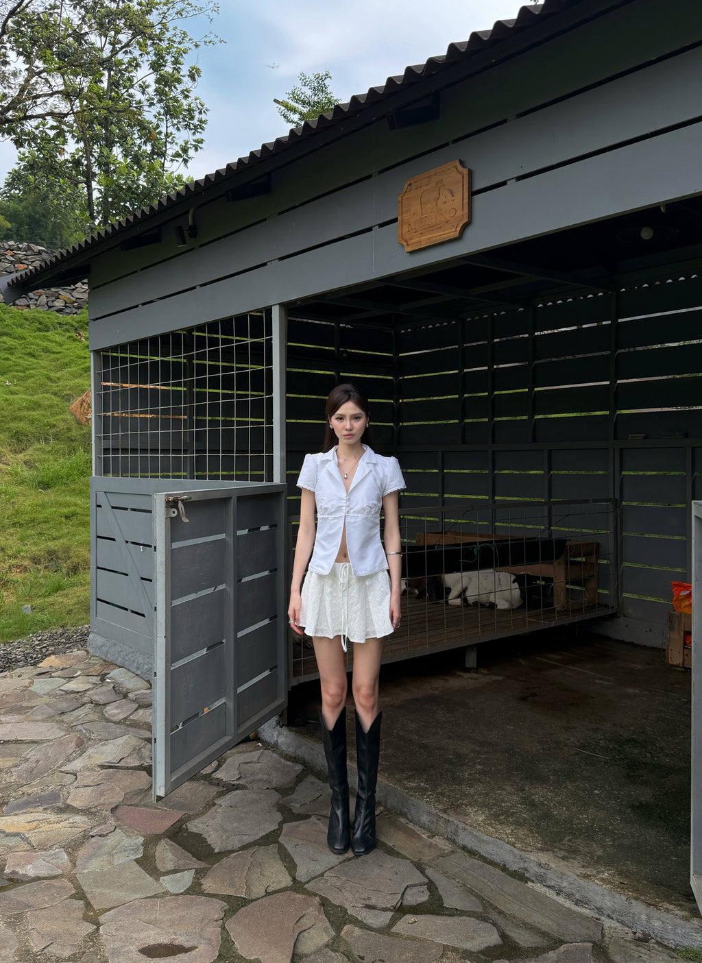 Naima Top - White
